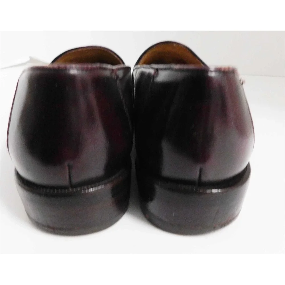 Bally Licencia Burgundy Leather Loafers 6.5 M‎